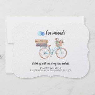 J'ai déménagé Boho Watercolor Moving Faire-part