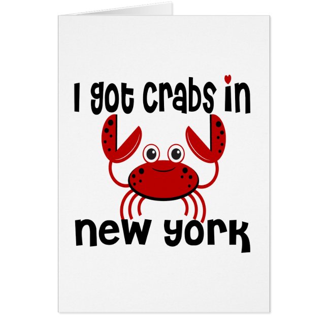 J'ai des crabes à New York (Devant)