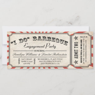 J'AI DES Invitations BBQ   Fêtes de fiançailles