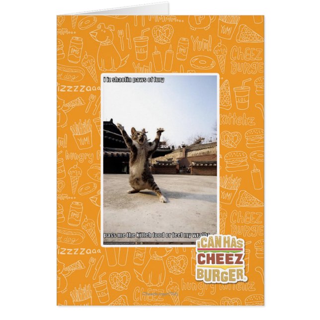 J'ai des pattes de shaolin de fureur (Devant)