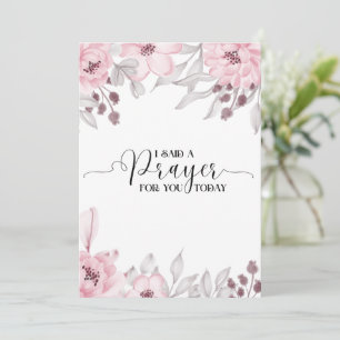 J'ai dit une prière pour vous aujourd'hui Carte