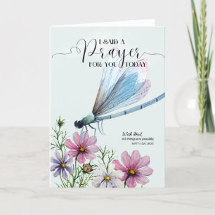 J'ai dit une prière pour vous aujourd'hui Carte