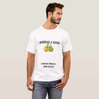 J'ai épousé un végétalien. Cadeau drôle de T-shirt
