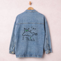 J'Ai Essayé Cat Denim Veste