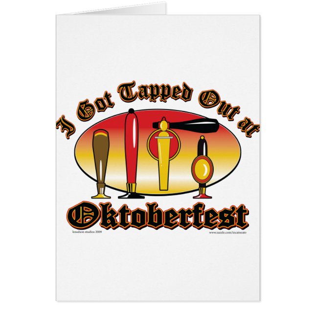 J'ai été piégé à l'Oktoberfest (Devant)