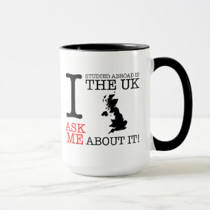 J'ai étudié à l'étranger dans la tasse BRITANNIQUE