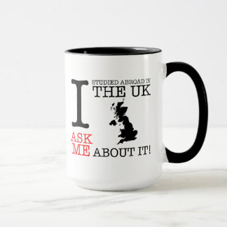 J'ai étudié à l'étranger dans la tasse BRITANNIQUE