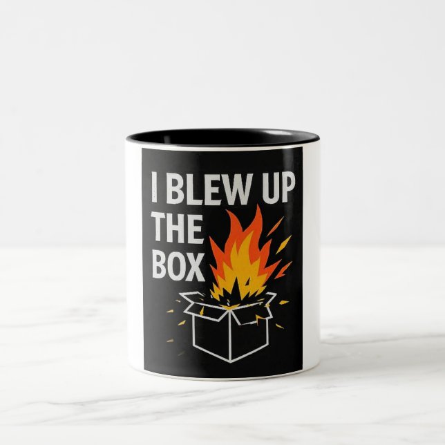 J'ai fait exploser la tasse de café de la boîte (Centre)