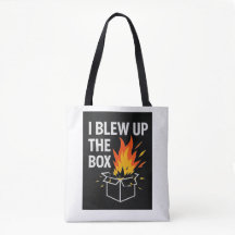 J'ai fait exploser le sac fourre-tout