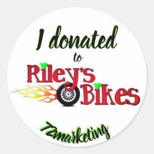 J'ai fait un don au Étiquette à vélos de Riley