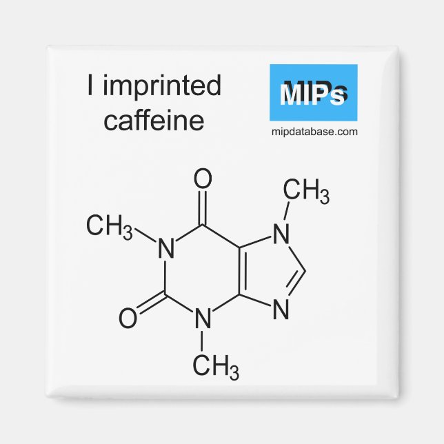 J'ai imprimé un aimant à caféine (Devant)