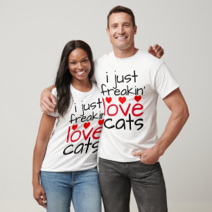 j'ai juste flippé les t-shirts love cats