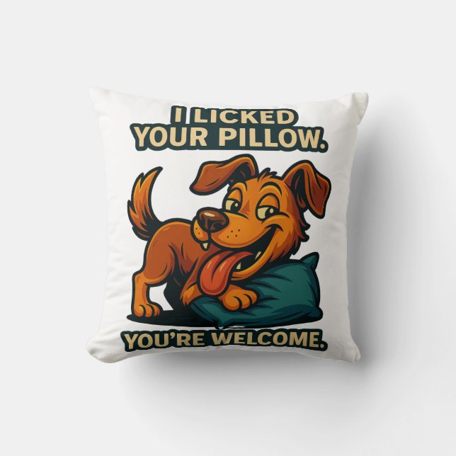 J'Ai Laissé Votre Coussin | Jeu de devis de chien  (Recto)