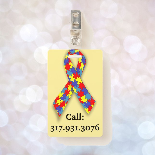 J'Ai L'Autisme Parfois Je M'EXÉCUTE - ID Badge App (Créateur téléchargé)