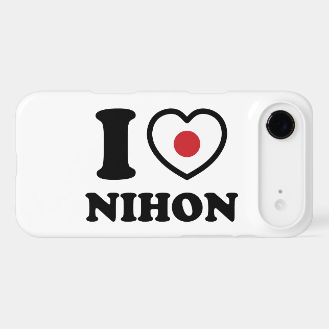 J'AI LE COEUR [AMOUR] NIHON Coque-Mate coque iphon (Verso (Horizontal))
