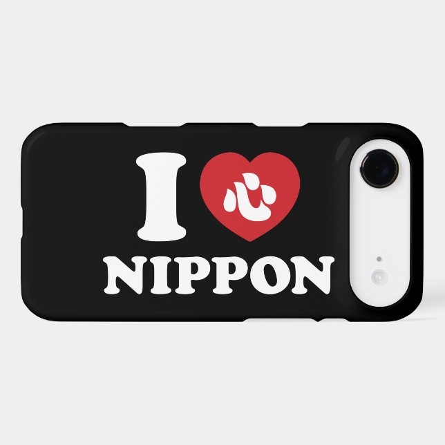 J'AI LE COEUR [AMOUR] NIPPON Coque-Mate coque ipho (Verso (Horizontal))