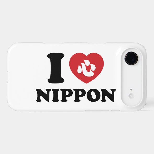 J'AI LE COEUR [AMOUR] NIPPON Coque-Mate coque ipho (Verso (Horizontal))