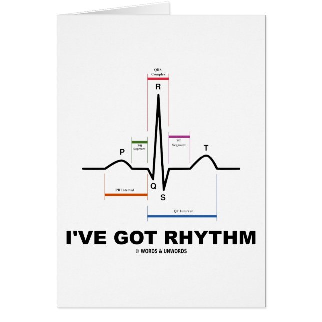 J'ai le rythme (ECG - le battement de coeur d'ECG) (Devant)
