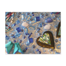 J'ai les cartes postales blues