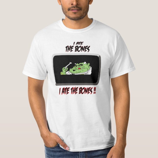 J'ai mangé le T-shirt d'os (Devant)