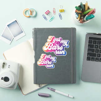 J'Ai Mes Barres Coupées - Sticker Vinyl Rose