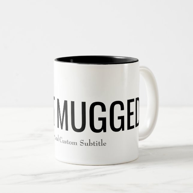 J'ai obtenu la tasse attaquée avec le sous-titre (Devant droit)