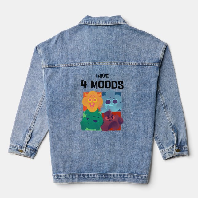 J'ai quatre moods bébé bodysuit (Verso)