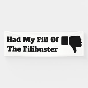 J'ai rempli la bannière de Filibuster