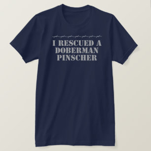 J'ai secouru un T-shirt d'obscurité de Pinscher d