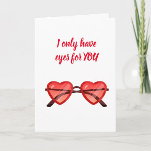J'AI SEULEMENT LES YEUX "POUR VOUS" CARTE ANNIVERS