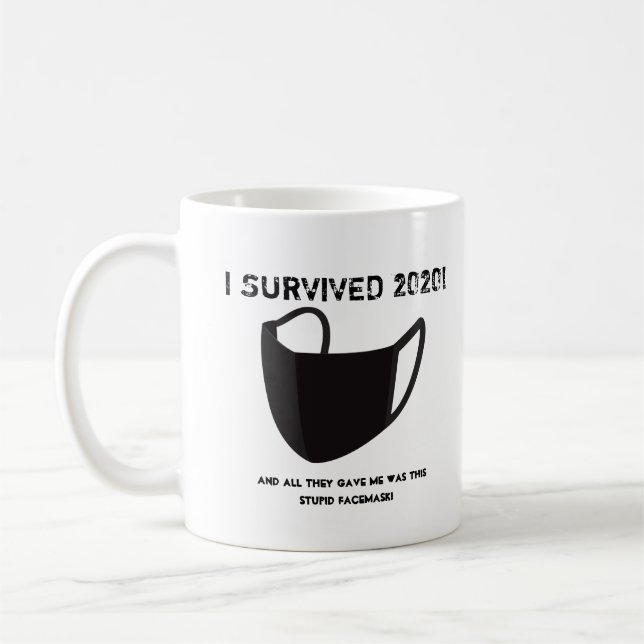 J'AI SURVÉCU 2020 !Coffee Mug (Gauche)