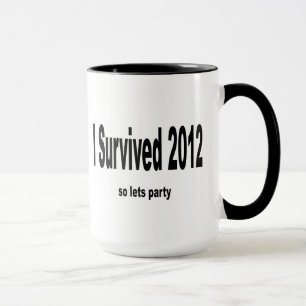 "J'ai survécu à 2012" tasses