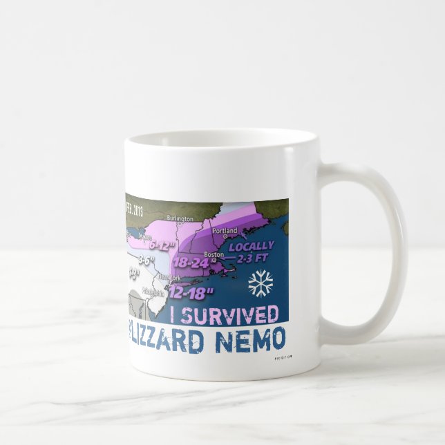 J'ai survécu à la tasse 1 de Nemo 2013 de tempête (Droite)