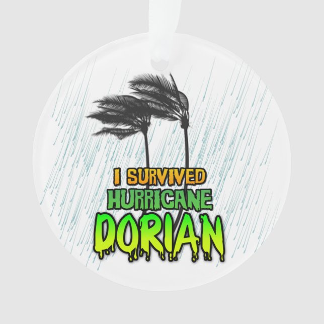 J'ai survécu à l'ouragan Dorian (devant)