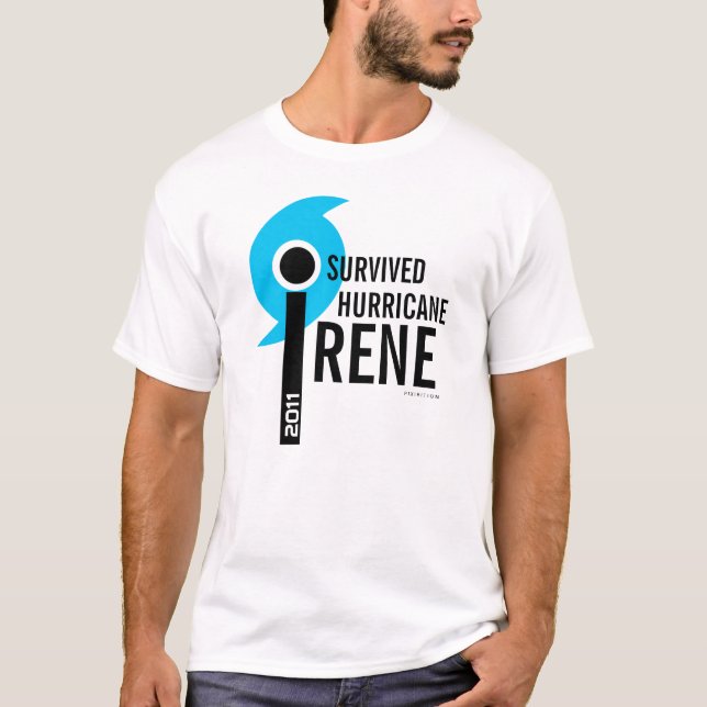 J'ai survécu au T-shirt 1 d'Irène d'ouragan (Devant)