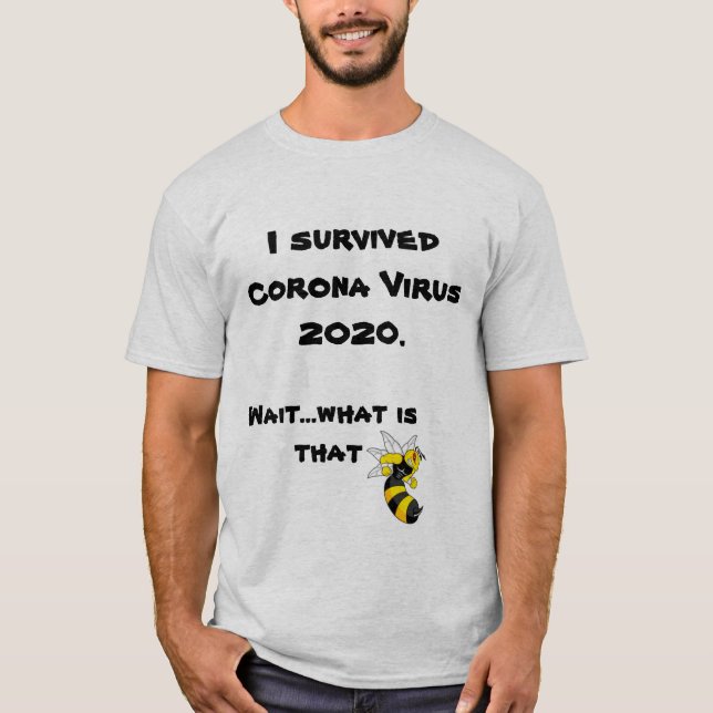 J'ai survécu au t-shirt corona 2020 (Devant)