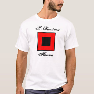 J'ai survécu au T-shirt de Hanna - avant et dos