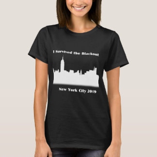 J'ai survécu au T-shirt de panne d'électricité de
