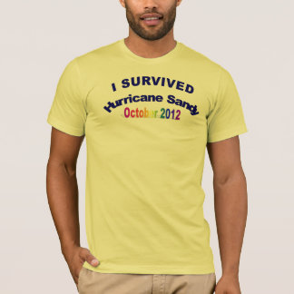 J'ai survécu au T-shirt de Sandy d'ouragan