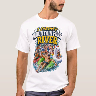 J'ai Survécu au Tshirt de la Rivière Mountain Fork