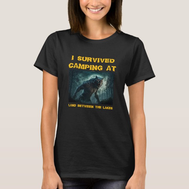 J'ai survécu Camping T-shirt (Devant)