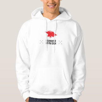J'ai survécu Juillet 19 Sweat - shirt à capuche - 