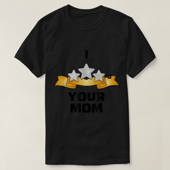 J'Ai Trois Étoffé Votre Maman - T-Shirt Argent (Design devant)