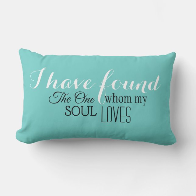 J'ai trouvé celui mon coussin de Lumbar d'amours (Recto)