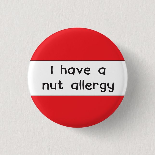 j'ai un badge allergique aux noix allergique aux n (Devant)