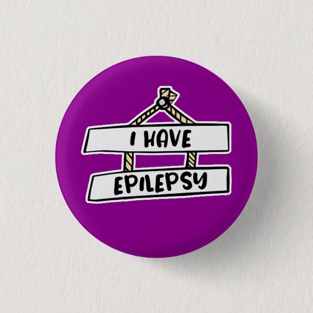 J'Ai Un Badge D'Épilepsie - Handicap Caché (Devant)