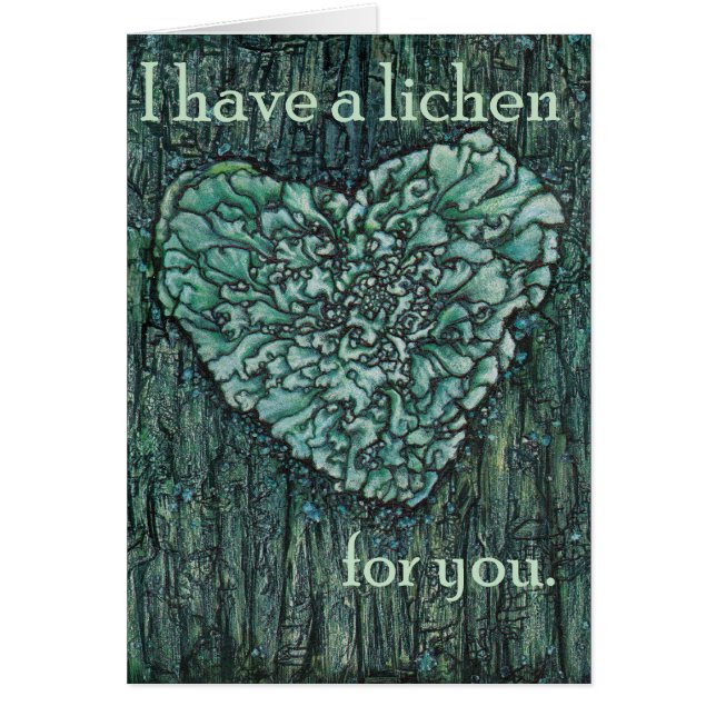 J'ai un lichen pour vous (Devant)