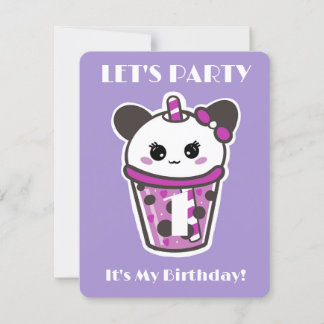J'AI UNE INVITATION D'ANNIVERSAIRE KAWAII