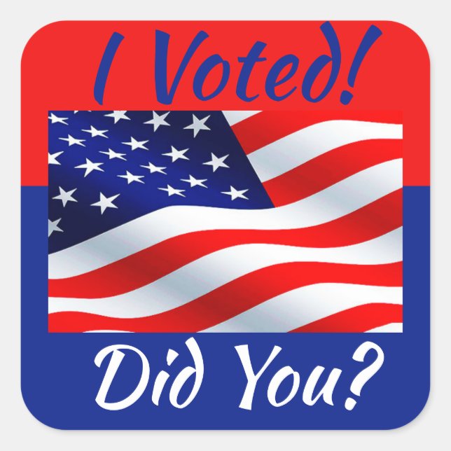 J'ai voté Sticker (Devant)