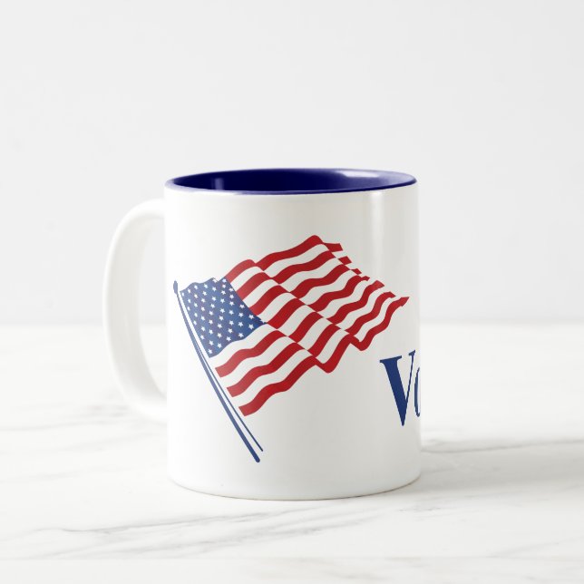 J'Ai Voté Sticker Mug (Devant gauche)